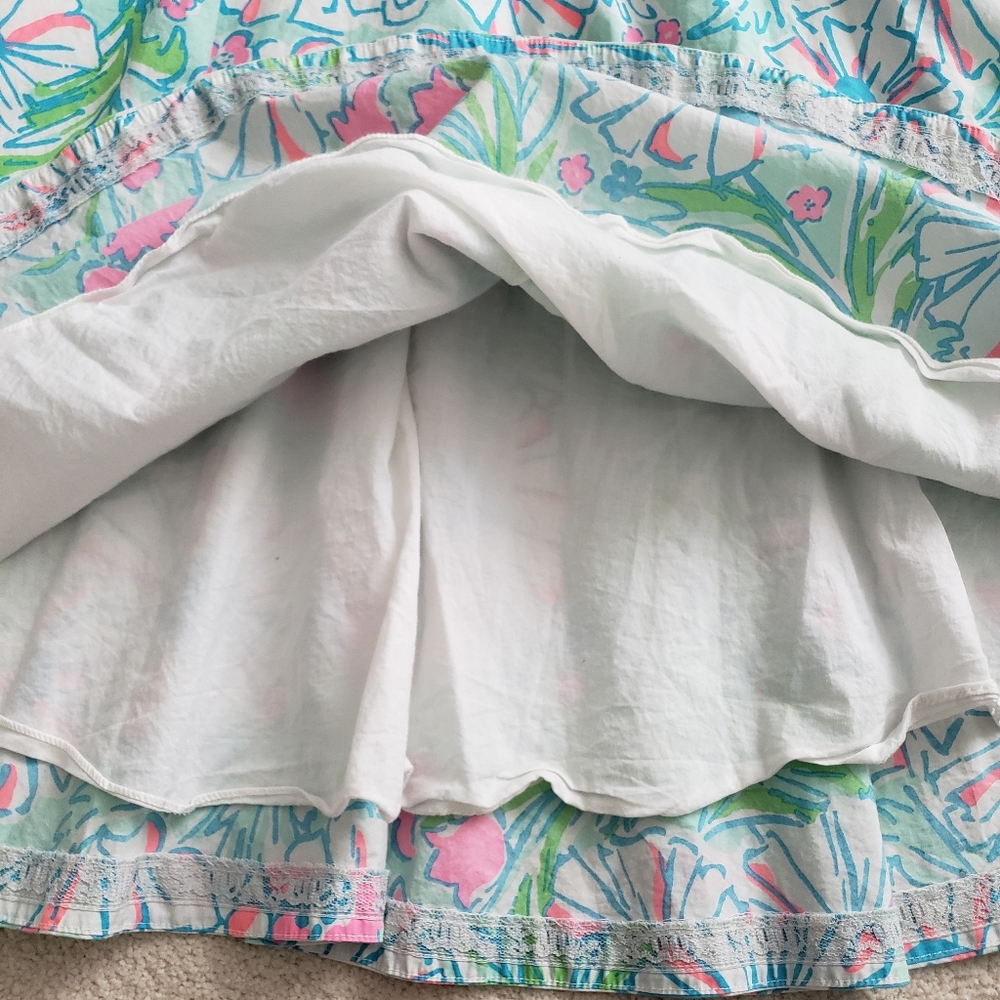 Lilly Pulitzer Zo Dress in Sandbar Blu Splish Splash sz2 - Picture 8 of 13